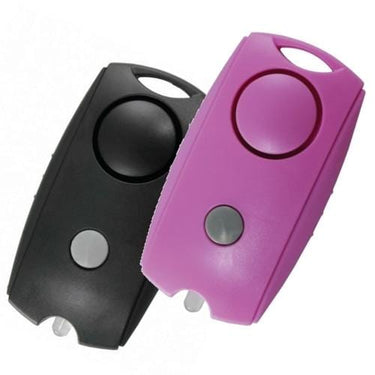 Defense Divas® Campus Safety Squeeze Panic Alarm Personal Safety Flashlight Key Chain Belt Clip